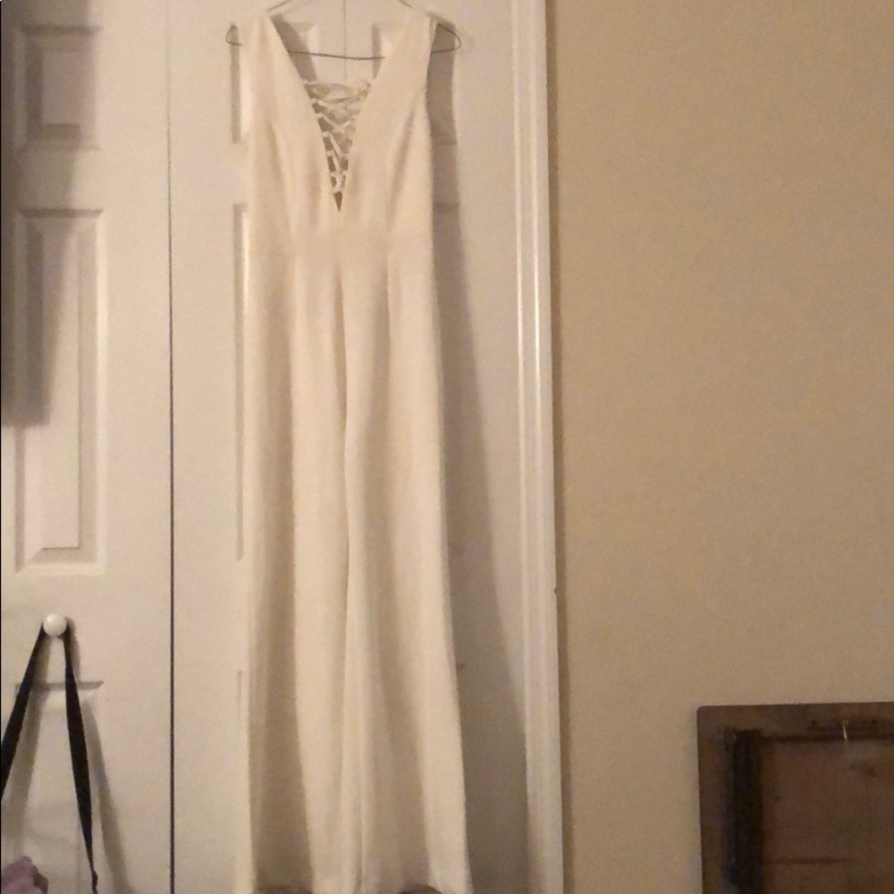 White jumpsuit